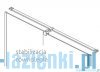 Radaway Furo Brushed Copper DWJ drzwi prysznicowe 90cm prawe szczotkowana miedź 10107472-93-01R/10110430-01-01
